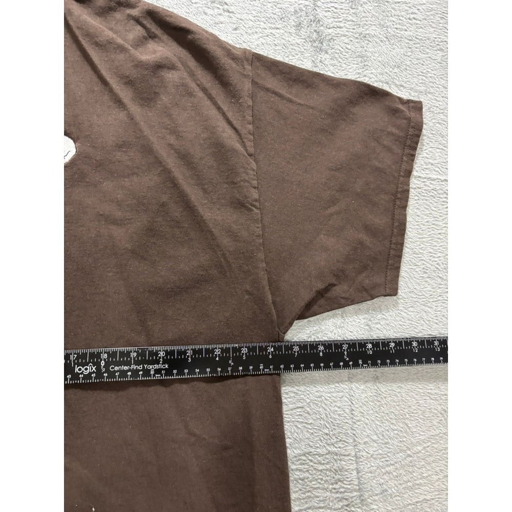 Riot Society T Shirt Men XXL Brown Skull Rose Graphic Cotton Short Sleeve - Picture 8 of 9